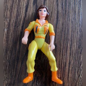 Playmates Teenage Mutant Ninja Turtles TMNT April ONeil 1988 Orange Yellow loose